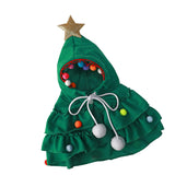 Maxbell Pet Christmas Costume Set Christmas Tree Outfits for Pet Festival Supplies M