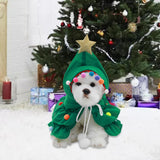 Maxbell Pet Christmas Costume Set Christmas Tree Outfits for Pet Festival Supplies M