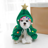 Maxbell Pet Christmas Costume Set Christmas Tree Outfits for Pet Festival Supplies M
