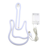 Maxbell Fashion Guitar LED Neon Lights Reusable for Room Holiday Wall Decoration
