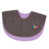 Maxbell Parrot Anti Scratch Shoulder Protector Anti Bite for Macaws Cockatiel Budgie violet