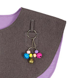 Maxbell Parrot Anti Scratch Shoulder Protector Anti Bite for Macaws Cockatiel Budgie violet