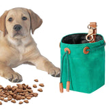Maxbell Dogs Treat Pouch Training Bag Food Snack Storage Bag Training Treat Bag green