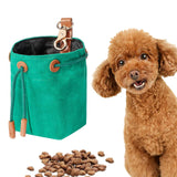 Maxbell Dogs Treat Pouch Training Bag Food Snack Storage Bag Training Treat Bag green