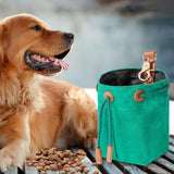 Maxbell Dogs Treat Pouch Training Bag Food Snack Storage Bag Training Treat Bag green