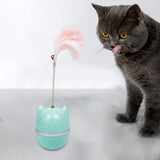 Maxbell Fun Interactive Cat Toys Teaser Toys Toys Decor for Cats Kitten Blue