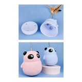 Maxbell Treat Dispenser Toy Teaser Food Dispenser Tumbler for Puppy Kitten Blue