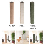 Maxbell Cat scratching posts Replacement Sisal Rope Playing Scratch Post Refill Pole yellow 38cmx7cm