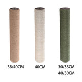 Maxbell Cat scratching posts Replacement Sisal Rope Playing Scratch Post Refill Pole yellow 38cmx7cm