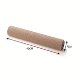Maxbell Cat scratching posts Replacement Sisal Rope Playing Scratch Post Refill Pole yellow 40cmx7cm