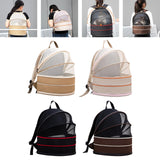 Maxbell Pet Carrier Backpack Dog Cats Breathable Hiking Foldable Durable Travel Bag Khaki