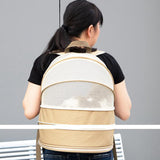 Maxbell Pet Carrier Backpack Dog Cats Breathable Hiking Foldable Durable Travel Bag Khaki