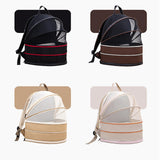 Maxbell Pet Carrier Backpack Dog Cats Breathable Hiking Foldable Durable Travel Bag Khaki