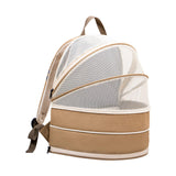 Maxbell Pet Carrier Backpack Dog Cats Breathable Hiking Foldable Durable Travel Bag Khaki