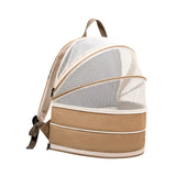 Maxbell Pet Carrier Backpack Dog Cats Breathable Hiking Foldable Durable Travel Bag Khaki