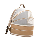 Maxbell Pet Carrier Backpack Dog Cats Breathable Hiking Foldable Durable Travel Bag Khaki