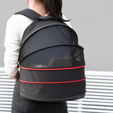 Maxbell Pet Carrier Backpack Dog Cats Breathable Hiking Foldable Durable Travel Bag Black