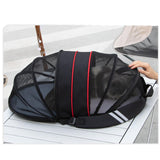 Maxbell Pet Carrier Backpack Dog Cats Breathable Hiking Foldable Durable Travel Bag Black