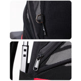 Maxbell Pet Carrier Backpack Dog Cats Breathable Hiking Foldable Durable Travel Bag Black