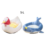 Maxbell Pet Bed for Puppy Kitten Cat Removable Cover Soft for Camping Traveling Duck S