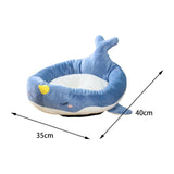 Maxbell Pet Bed for Puppy Kitten Cat Removable Cover Soft for Camping Traveling Fish S