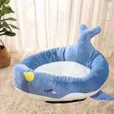 Maxbell Pet Bed for Puppy Kitten Cat Removable Cover Soft for Camping Traveling Fish S
