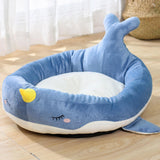 Maxbell Pet Bed for Puppy Kitten Cat Removable Cover Soft for Camping Traveling Fish L