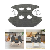 Maxbell Cat Grooming Hammock Dog Restraint Towel Bag Multifunctional for Washing Gray 66cmx49cm S