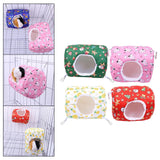 Maxbell Hamster House Bed Hanging Hammock soft for Rabbit Indoor Winter Green