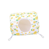 Maxbell Hamster House Bed Hanging Hammock soft for Rabbit Indoor Winter Yellow