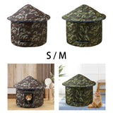 Maxbell Stray Cats Shelter Waterproof Furniture Outside Outdoor Feral Dog House 35cmx35cmx42cm Red