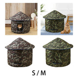 Maxbell Stray Cats Shelter Waterproof Furniture Outside Outdoor Feral Dog House 35cmx35cmx42cm Red