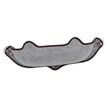 Maxbell Cat Hammock Cars Space Saving Sleeping Window Mounted Perch Seat Gray