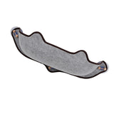 Maxbell Cat Hammock Cars Space Saving Sleeping Window Mounted Perch Seat Gray