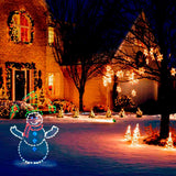 Maxbell Waterproof Christmas LED Lamps Landscape Snowman Penguin Lights for Walkway