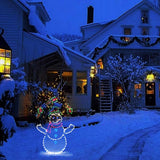 Maxbell Waterproof Christmas LED Lamps Landscape Snowman Penguin Lights for Walkway