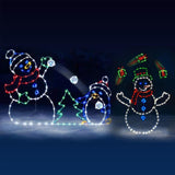 Maxbell Waterproof Christmas LED Lamps Landscape Snowman Penguin Lights for Walkway