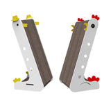 Maxbell Cat Scratching Post Scratch Pads Play Sleeping Sofa Cat Scratcher Cardboard Yellow Duck