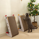 Maxbell Cat Scratching Post Scratch Pads Play Sleeping Sofa Cat Scratcher Cardboard Yellow Duck