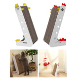 Maxbell Cat Scratching Post Scratch Pads Play Sleeping Sofa Cat Scratcher Cardboard Yellow Duck