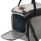 Maxbell Cat Carrier Dog Carrier Carrying Bags Soft Foldable for Dog Gray