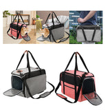 Maxbell Cat Carrier Dog Carrier Carrying Bags Soft Foldable for Dog Gray