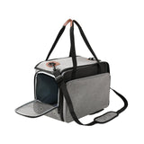 Maxbell Cat Carrier Dog Carrier Carrying Bags Soft Foldable for Dog Gray