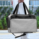 Maxbell Cat Carrier Dog Carrier Carrying Bags Soft Foldable for Dog Gray