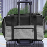 Maxbell Cat Carrier Dog Carrier Carrying Bags Soft Foldable for Dog Gray