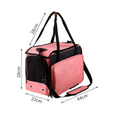 Maxbell Cat Carrier Dog Carrier Carrying Bags Soft Foldable for Dog Pink