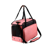 Maxbell Cat Carrier Dog Carrier Carrying Bags Soft Foldable for Dog Pink