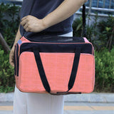 Maxbell Cat Carrier Dog Carrier Carrying Bags Soft Foldable for Dog Pink