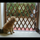Maxbell Accordion Gate Dogs Screen Door Folding Safety Gate for Doorway Patio L
