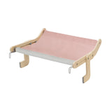 Maxbell Cat Window Perch Basking Detachable for Bedroom Space Saving No Drilling Pink